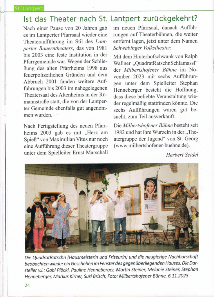 2024 - Osterpfarrbrief Pfarrverband Milbertshofen
